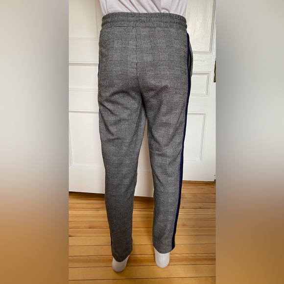 Maeve by Anthropologie joggers with striped plaid on side, X-Small - Picture 4 of 9